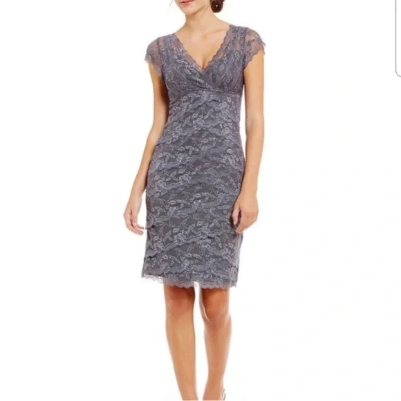MARINA | Dresses | Marina Nwt Gunmetal Greyblue Scalloped Lace Sequin Midi Dress | Poshmark MARINA | Dresses | Marina Nwt Gunmetal Greyblue Scalloped Lace Sequin Midi Dress | Poshmark